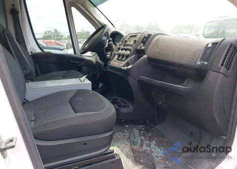 2020 Ram Promaster 2500 High Roof 159 Wb из США, поврежденный, VIN 3C6TRVDG3LE101219